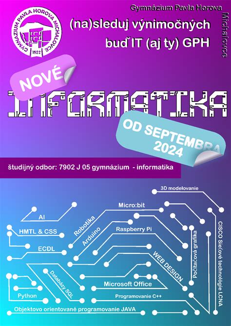 Infografika o študijných odboroch