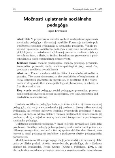 Infografika zobrazujúca rôzne oblasti uplatnenia sociálneho pedagóga