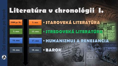 Ilustrácia rôznych literárnych období