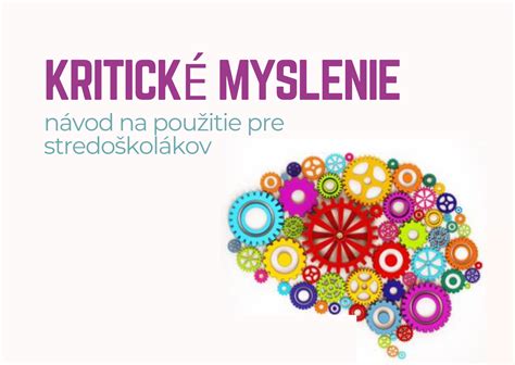 Ilustrácia zobrazujúca myšlienkové pochody a kritické myslenie