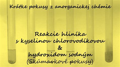 Zrážacia reakcia chloridu strieborného