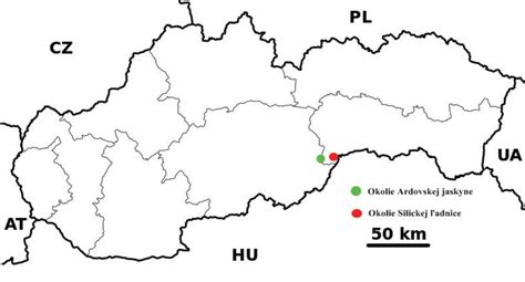 Mapa Banskej Bystrice s vyznačením Akadémie umení