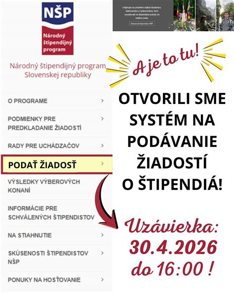Študenti podávajúci žiadosti o štipendiá