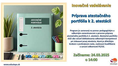 Ilustrácia atestačného portfólia