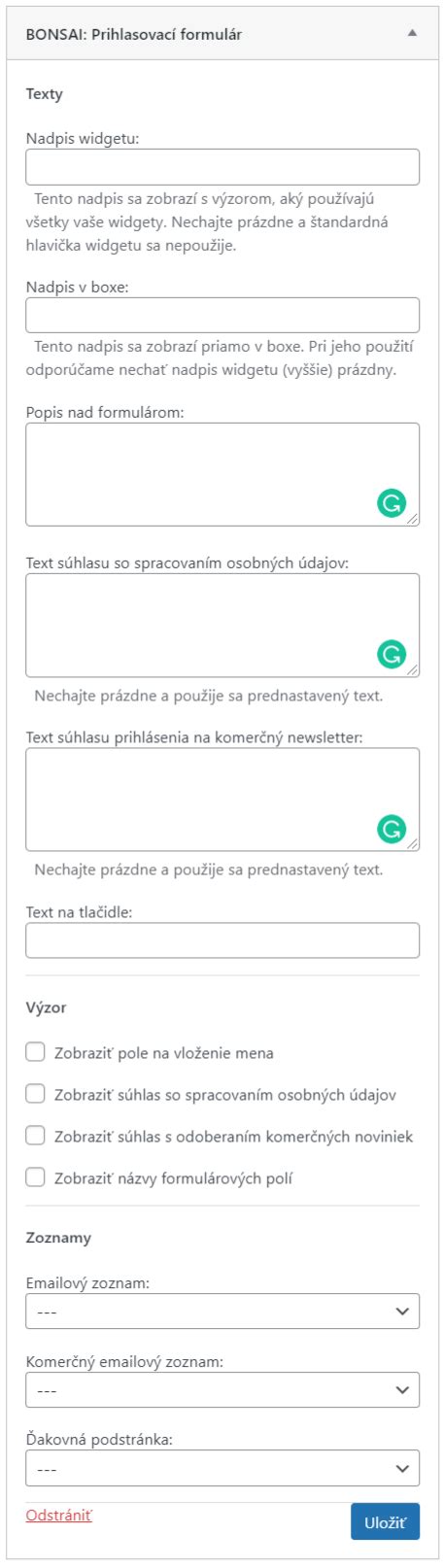 Ilustrácia prihlasovacieho formulára