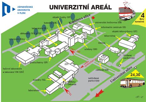 Mapa Prešovskej univerzity