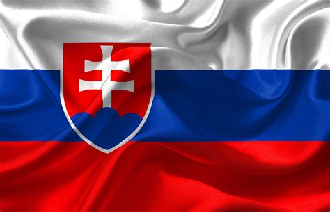 Slovenská vlajka a logo ESET