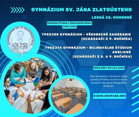 Infografika o štruktúre štúdia na gymnáziu