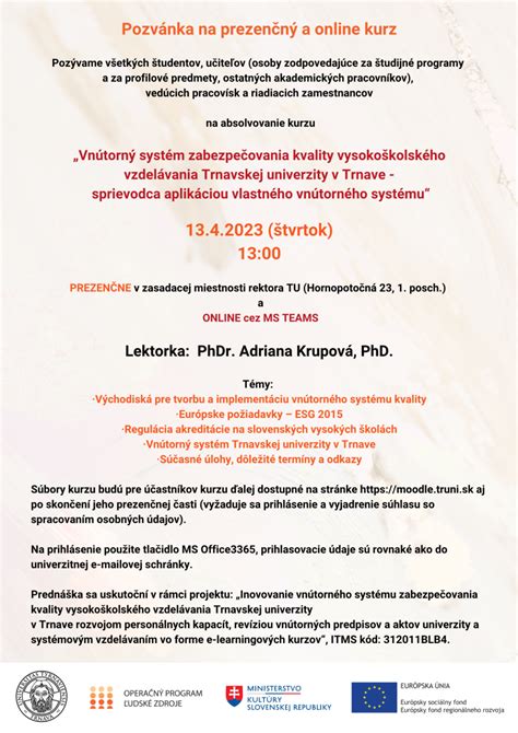 Posúdenie kvality vysokoškolského vzdelávania