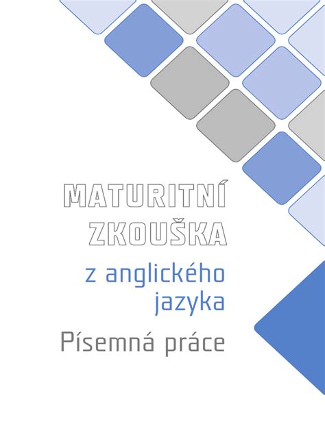 Schéma štruktúry maturitnej skúšky z anglického jazyka