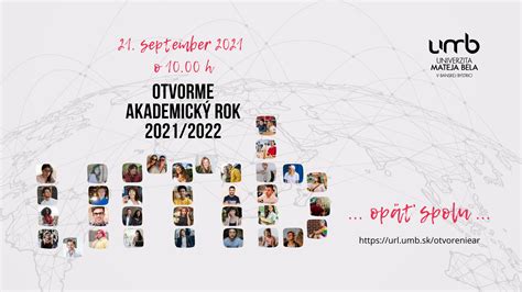 Kalendár akademického roka UMB