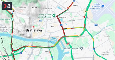 Mapa verejnej dopravy v Bratislave s vyznačením Vlčie hrdlo