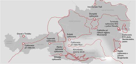 Mapa univerzít v Rakúsku