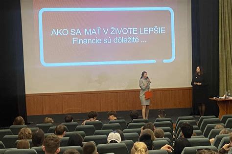 Študenti diskutujú o finančnej gramotnosti