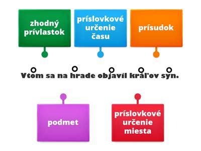 Príklady skladov vo vete