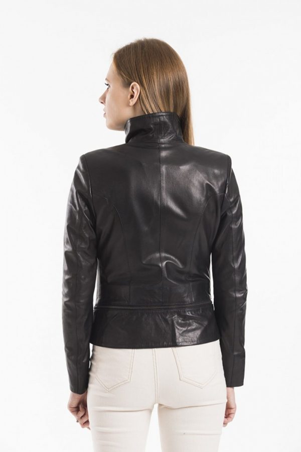Dámsky kožený kabát Balin – K200261