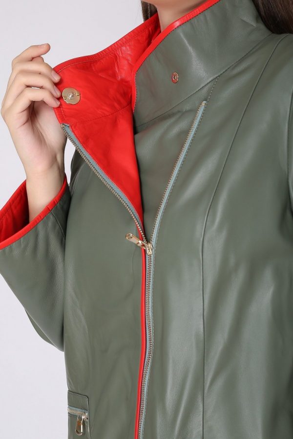 Dámsky kožený kabát Belinda – K200210