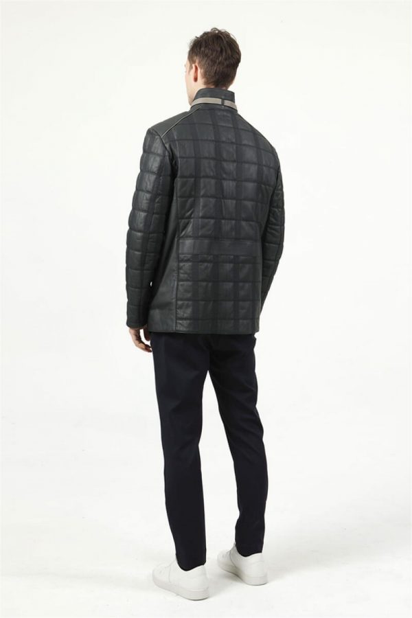 Pánsky kožený kabát Ezrak – E100306