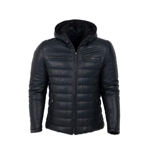Pánsky kožený kabát Wade – E100303
