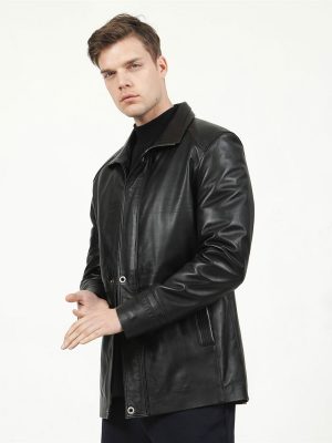Pánsky kožený kabát Liam – E 100300