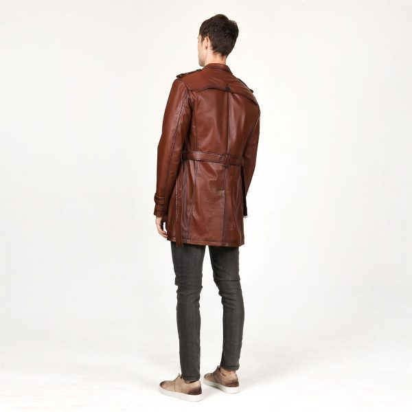 Pánsky kožený kabát Noah – E100301