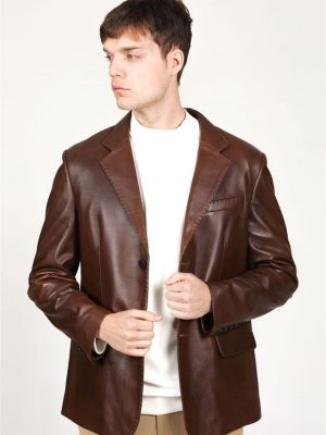 Pánsky kožený kabát Emre – E100360