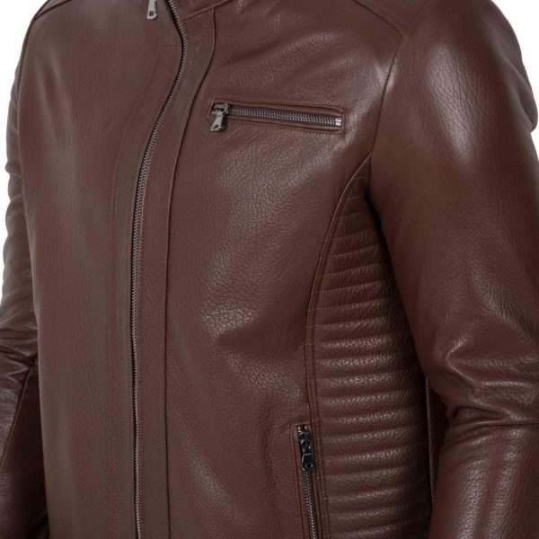 Pánsky kožený kabát Nate – E100350