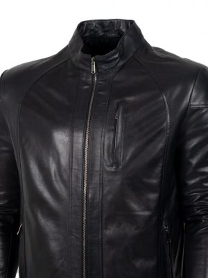 Pánsky kožený kabát Mestan – E100356