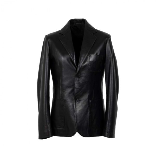 Pánsky kožený kabát Medeni – E100357